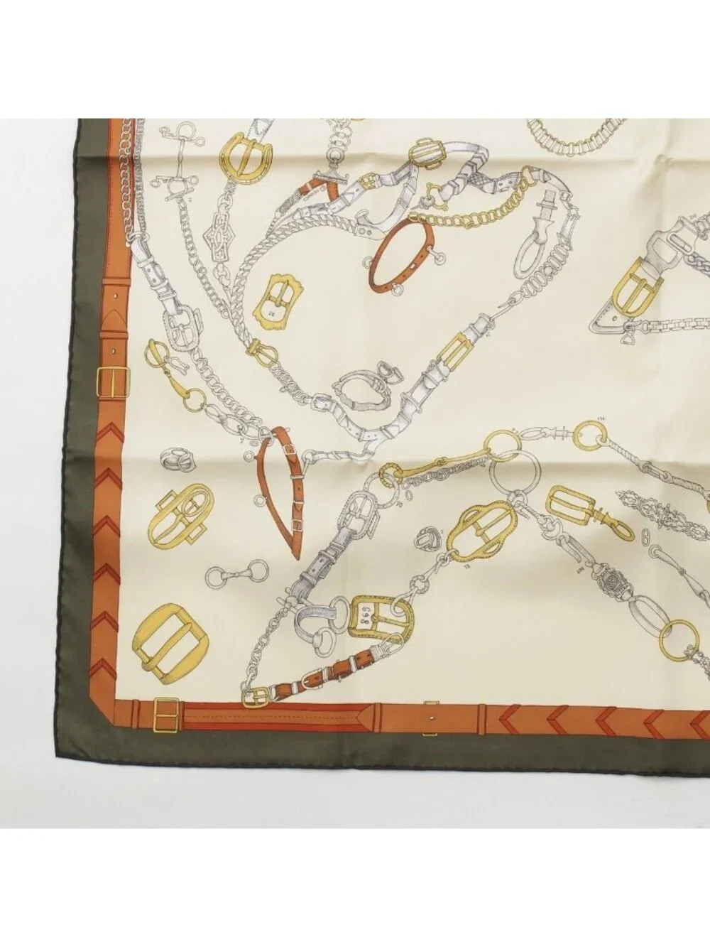 Hermes Carre 90 Chevaux Dechaines Silk Scarf Multicolor - Picture 4 of 10